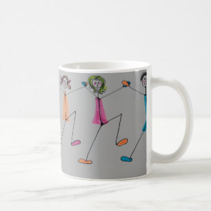 line dancing coffee mug