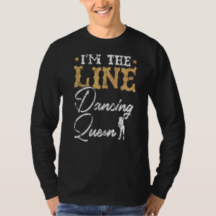 Line Dancing Country Western Dance Cowgirl Dancer  T-Shirt