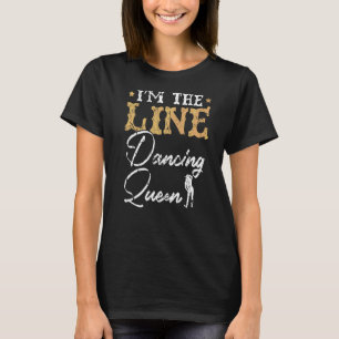 Line Dancing Country Western Dance Cowgirl Dancer T-Shirt