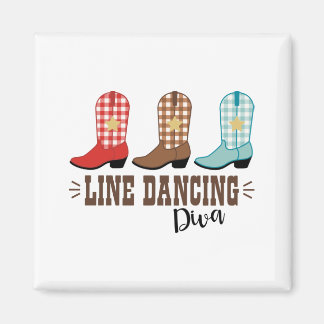 Line Dancing Diva Magnet
