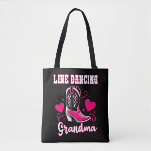 Line Dancing Grandma Gift Tote Bag