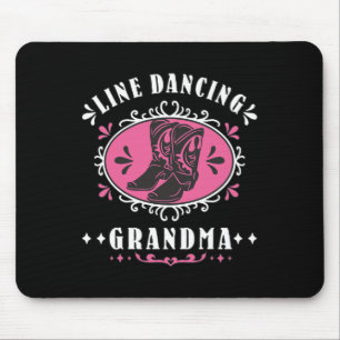 Line Dancing Grandma Line Dancer Country Music Mouse Mat