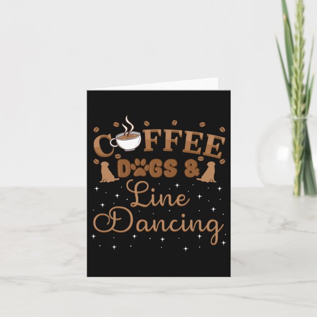 Line Dancing Group Dance Teacher Dancer Choreograp Card (Front)