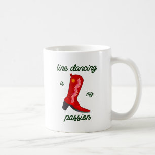 line dancing is my passion coffee mug