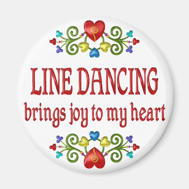 Line Dancing Joy Magnet (Front)