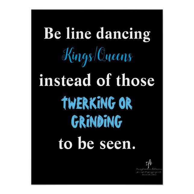 Line Dancing Kings/Queens II Poster (Front)