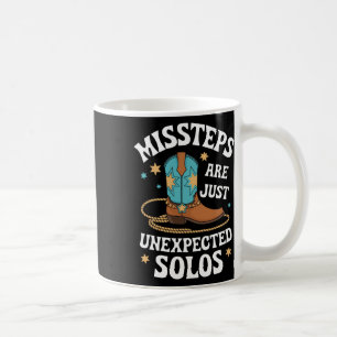 Line Dancing Missteps Are Just Unexpected Solos Li Coffee Mug