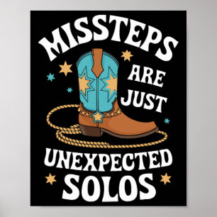 Line Dancing Missteps Are Just Unexpected Solos Li Poster