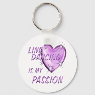 LINE DANCING PASSION KEY RING