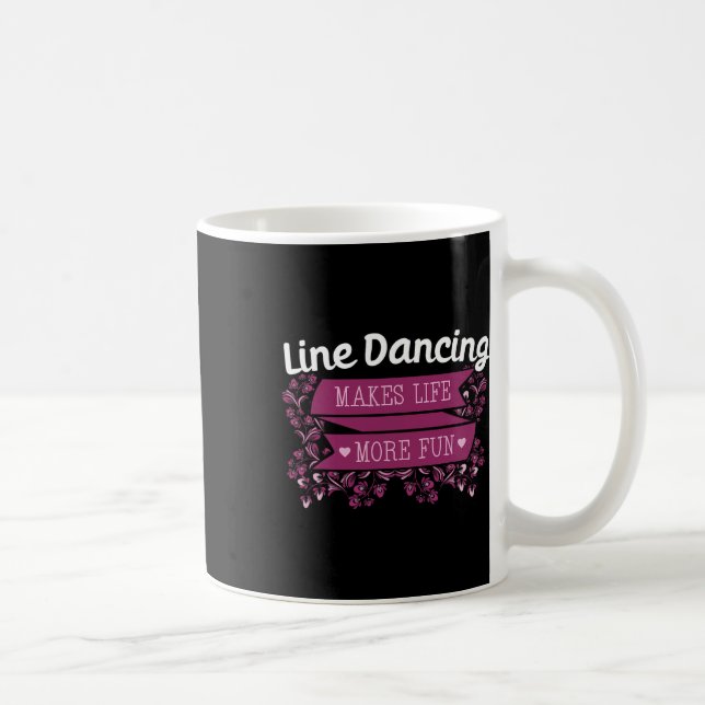Line Dancing Performer Choreographed Group Dance T Coffee Mug (Right)