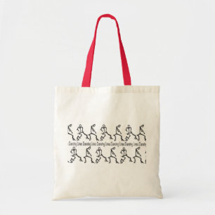 Line Dancing Tote Bag