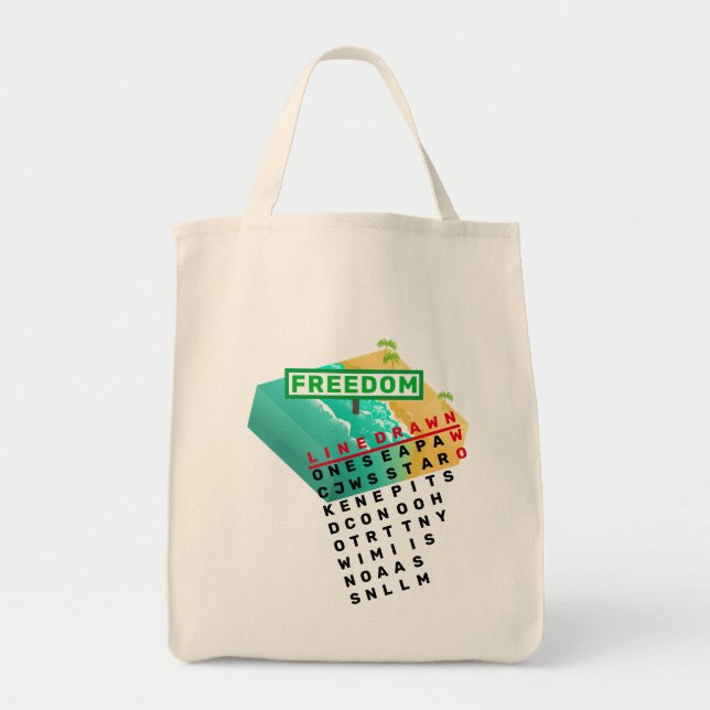 Line drawn bag (Front)