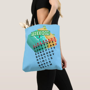 Line drawn Tote Bag