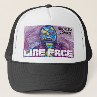 LINE FACE NOCKLIST COMICS TRUCKER HAT