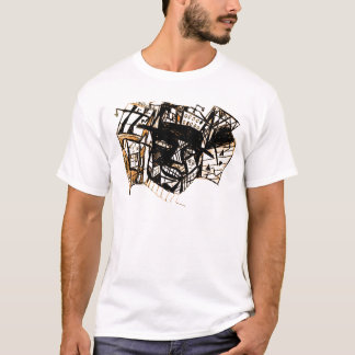 line face white T-Shirt