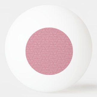 Line Geometry: Modern Vintage Texture Ping Pong Ball