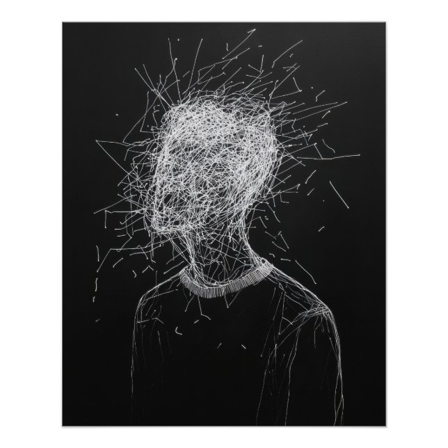 Line head Tear Up Poster (Front)