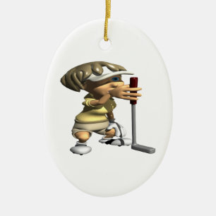 Line It Up Ceramic Tree Decoration