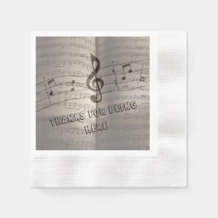 Line & Note Napkin