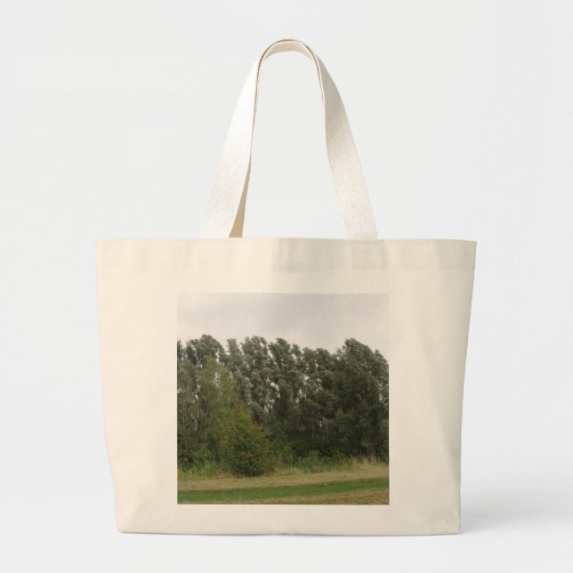 Line of Leaning Trees Landscape Bag (Front)