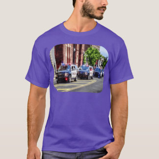 Line of Police Cars gift T-Shirt