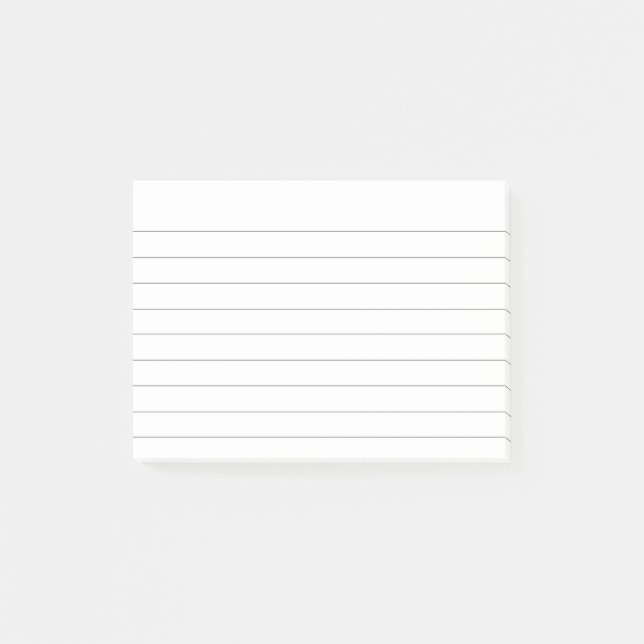 Line Ruled Index Post-it Notes (Front)