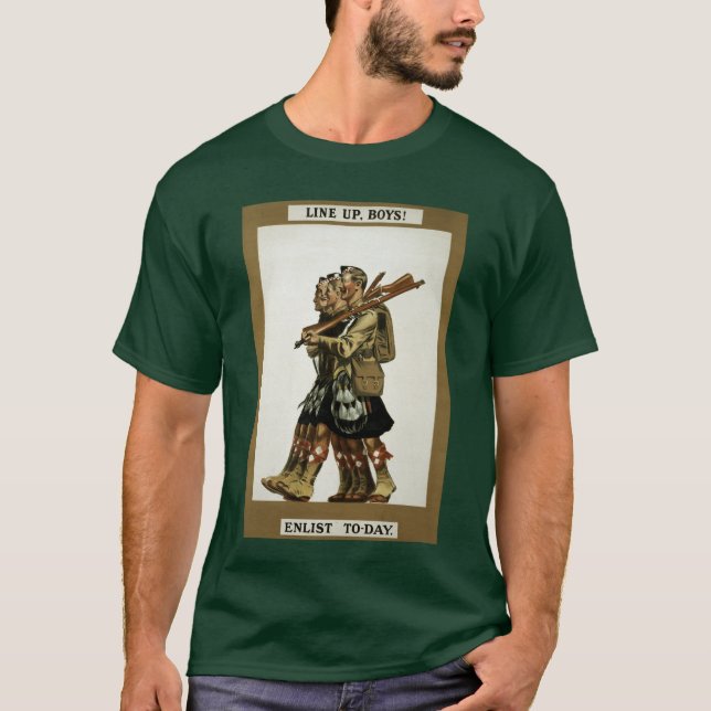 Line Up Boys T-Shirt (Front)
