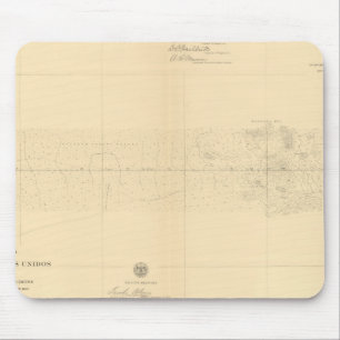 Linea Divisoria Entre Mexico 6 Mouse Mat
