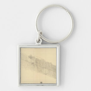 Linea Divisoria Entre Mexico 9 Key Ring