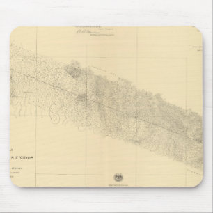 Linea Divisoria Entre Mexico 9 Mouse Mat