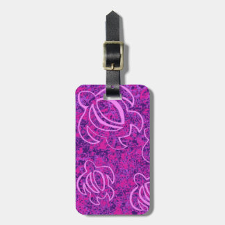 LineA Pink Honu Luggage Tag