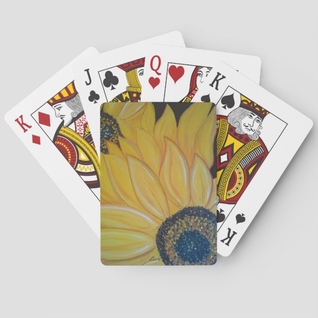LineA Sunflower Duo Playing Cards (Back)