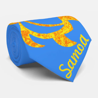 LineA Yellow Abstract Honu Tie