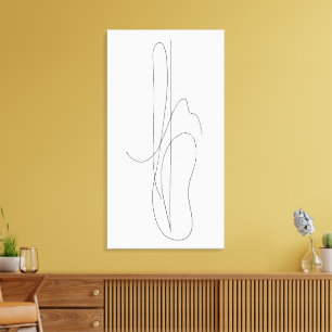 Linear Composition 1 Canvas Print