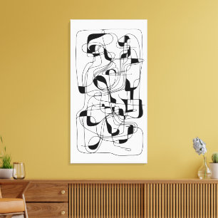Linear Composition 2 Canvas Print