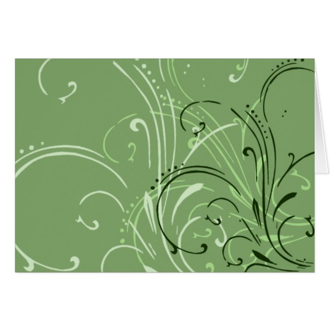 Linear Dance Card (Front Horizontal)