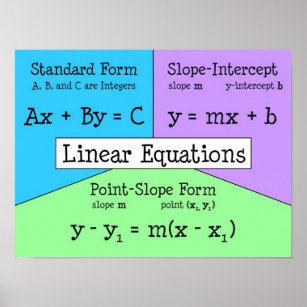 Linear Equations Poster