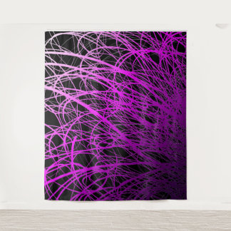 Linear Explosion Purple  -Tapestry Tapestry