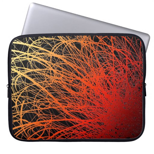 Image of Linear Explosion Sunset - Laptop Sleeve
