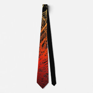 Linear Explosion Sunset - Tie
