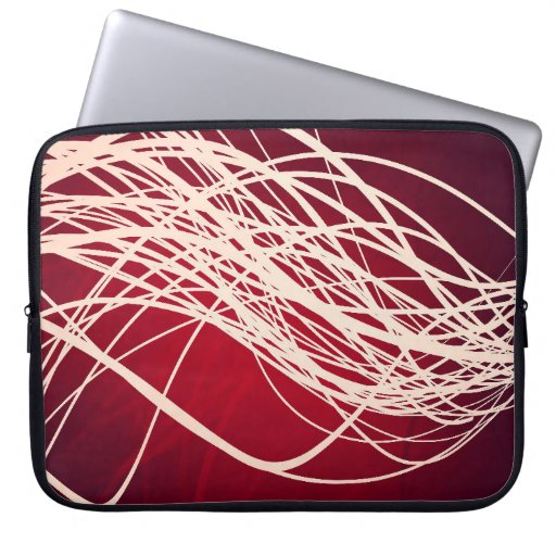 Image of Linear Flow Red - Laptop Sleeve