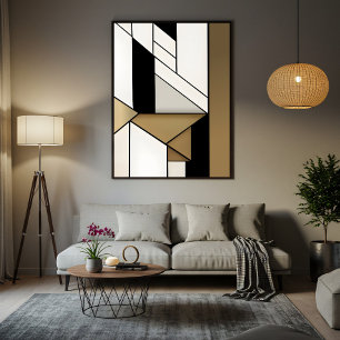 Linear Geometry Canvas Print