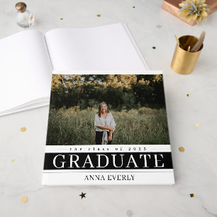 Linear Graduation Guest Book