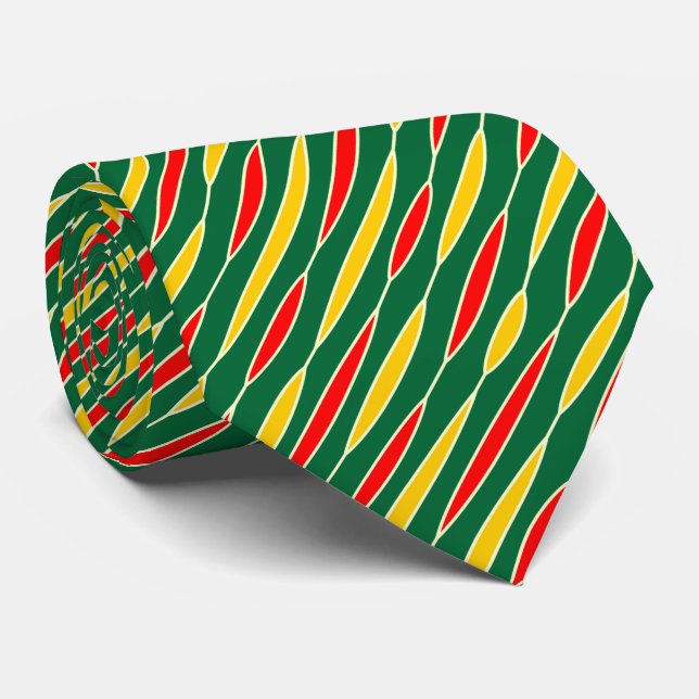 Linear Leaf 02v2 (Diagonal) Tie (Rolled)