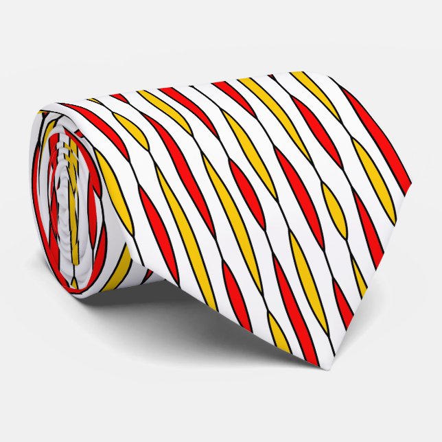 Linear Leaf 05 Tie (Rolled)