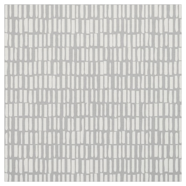 Linear, Modern Pattern - Sagamore - Grey Fabric (Swatch)