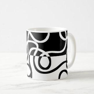 Linear Persuasion I: Abstract Black & White Coffee Mug