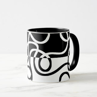 Linear Persuasion I: Abstract Black & White Mug