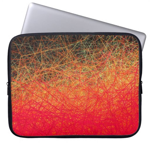 Image of Linear Red Gradation - Laptop Sleeve