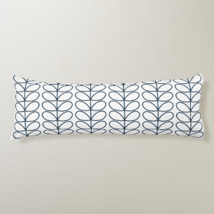 Linear Stem Whale Blue and White by Orla Kiely Body Cushion